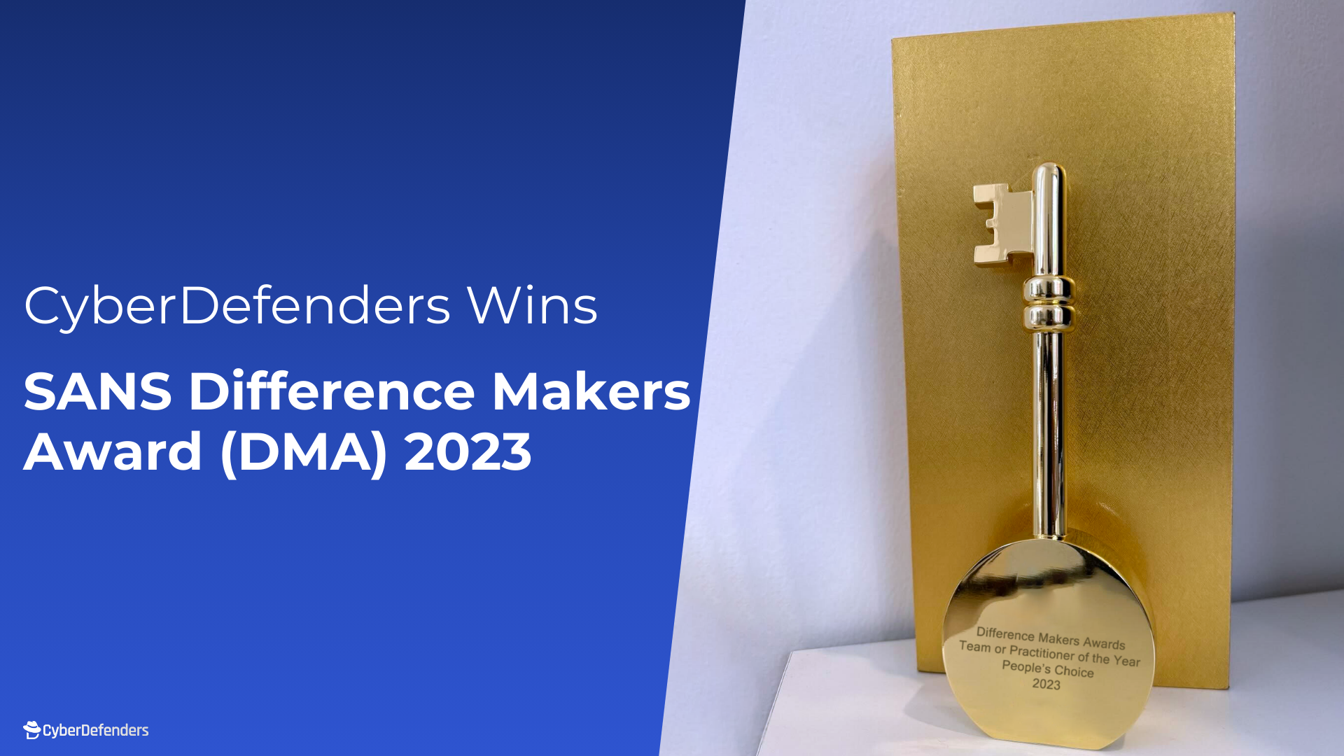 CyberDefenders Wins Prestigious SANS Difference Makers Award 2023 – Team of the Year!