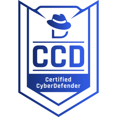 CyberDefenders Certified Blue Team Training & Certification Badge